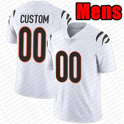 Joe Burrow JaMarr Chase Football Jersey Dexter Lawrence II Joe Flacco Tee Higgin - SitterJersey.com