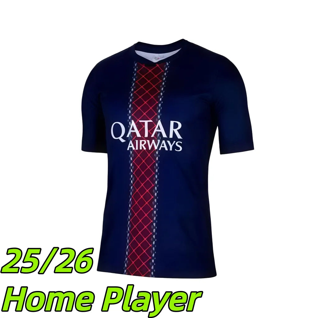 Psges jersey 26 27 maillot psges O.DEMBELE KVARATSKHELIA EMERY RAMOS HAKIMI N.ME - SitterJersey.com