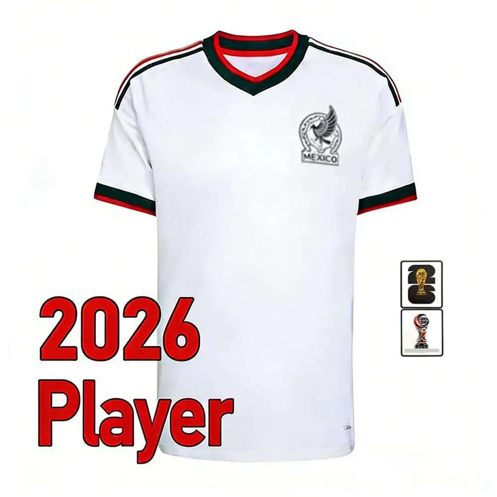 Mexico 2026 World Cup RAUL CHICHARITO Soccer Jersey 26 27 H LOZANO Kids Kit Foot - SitterJersey.com