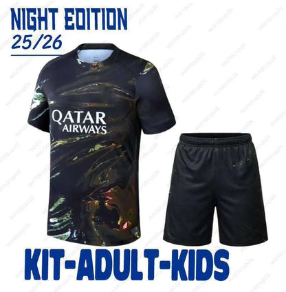 25/26 Season 1:1 Soccer Football Jersey Outdoor Sports Shirt Dembele Doue Kvarat - SitterJersey.com