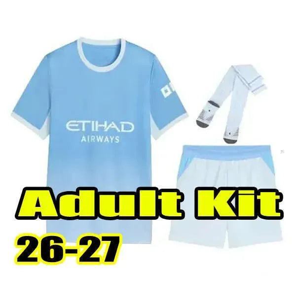 26 27 ManchesterS City Soccer Jerseys 2026 2027 Man City Fans Player Men Kids Ki - SitterJersey.com