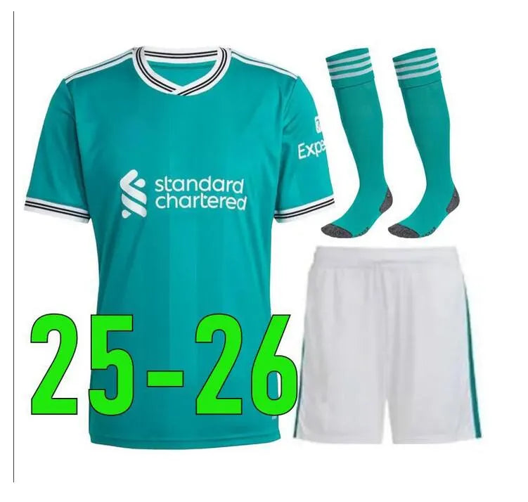 LFC 25 26 27 Liveropool Jersey ISAK WIRTZ EKITIKE M.SALAH VIRGIL Liveropool socc - SitterJersey.com