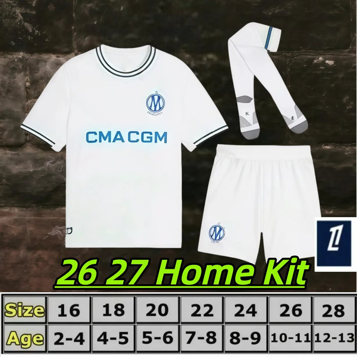 26 27 Maillot Marseille 2027 OM Monumentale Soccer Jerseys GREENWOOD RULLI BALER - SitterJersey.com