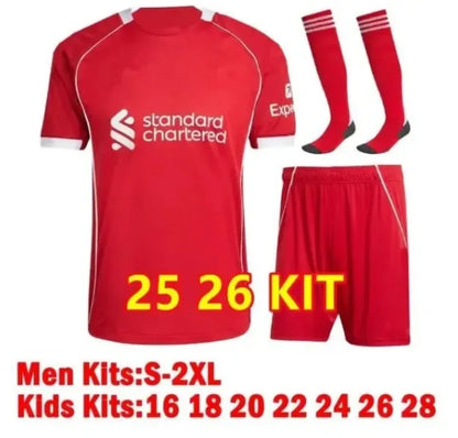 liverpool 26 27 Mohamed Salah ISAK wirtz Ekitike SZOBOSZLAI football jersey MAC  - SitterJersey.com