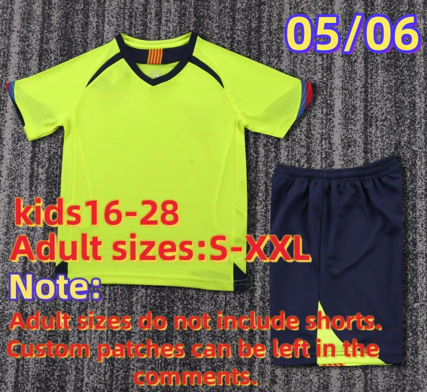 retro Barcelona jersey kids 92 95 98 99 03 04 15 16 17 RONALDINHO RIVALDO maillo - SitterJersey.com