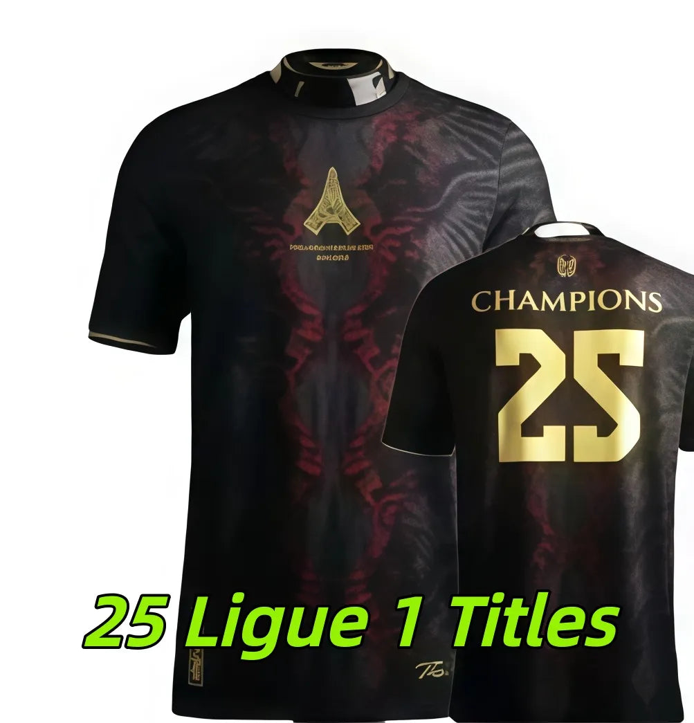 Psges jersey 26 27 maillot psges O.DEMBELE KVARATSKHELIA EMERY RAMOS HAKIMI N.ME - SitterJersey.com