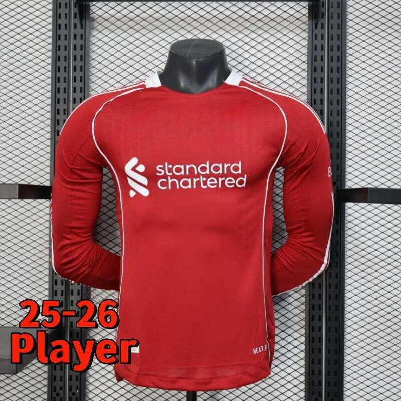 25 26 27 liverpool Wirtz SALAH football shirt Ekitike MAC ISAK ALLISTER Kerkez G - SitterJersey.com