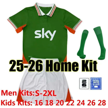 Ireland Soccer Jerseys Kit DOHERTY DUFFY St.Patrick's Day 2025 2026 Home Green W - SitterJersey.com
