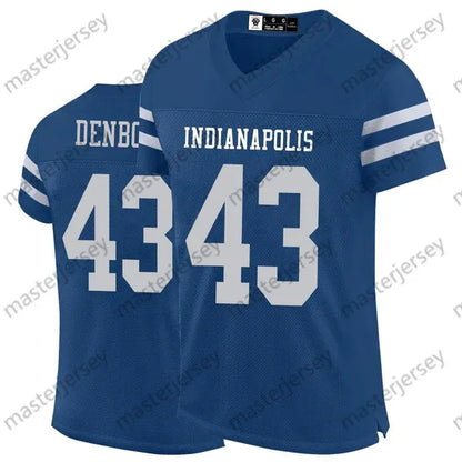 28 Taylor Richardson Flacco Downs Pittman Jr. 2024 Cities Football Jerseys Pierc - SitterJersey.com