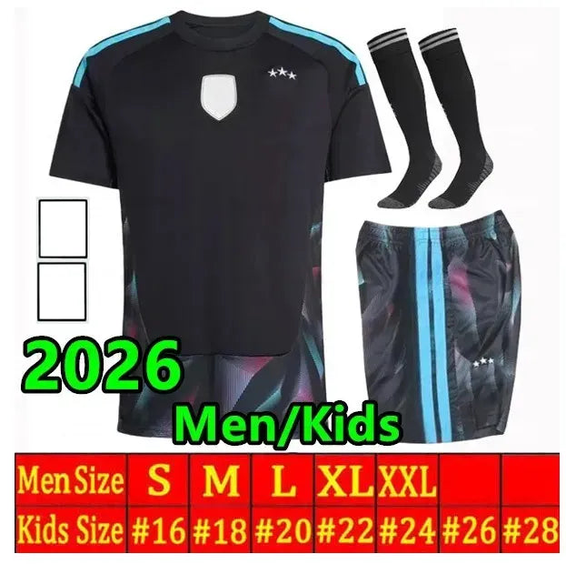 Portugal 2026 World Cup Jersey Argentina World Cup 2026 Soccer Jerseys MESSI GARNACHO DE PAUL National Team MARTINEZ KUN AGUERO Maradona Football Shirts 26 27 Women Men Kids Kit - SitterJersey.com