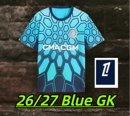 26 27 Maillot Marseille 2027 OM Monumentale Soccer Jerseys GREENWOOD RULLI BALER - SitterJersey.com