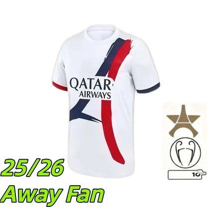 Psges jersey 26 27 maillot psges O.DEMBELE KVARATSKHELIA EMERY RAMOS HAKIMI N.ME - SitterJersey.com