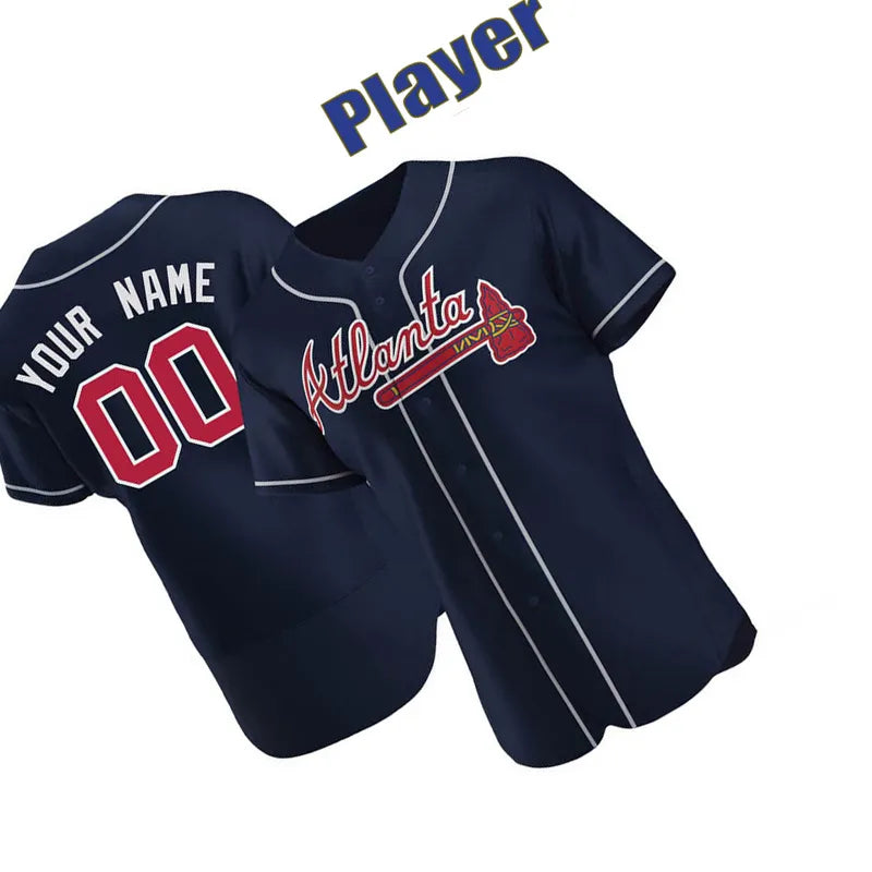 Atlantas braves Ronald Acuna Jr. Jerseys Ozzie Albies Chris Sale Austin Riley Ma - SitterJersey.com