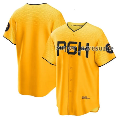 Paul Skenes Baseball Jersey Oneil Cruz Mitch Keller Bryan Reynolds Brandon Lowe  - SitterJersey.com