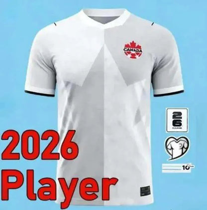 canada soccer jersey 2026 World Cup J.DAVID DAVIES LARIN 26 27 CAVALLINI MILLAR  - SitterJersey.com