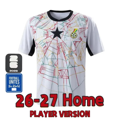 ghana jersey 2026 worldcup J.AYEW A.AYEW KUDUS SEMENYO WILLIAMS soccer jersey PA - SitterJersey.com