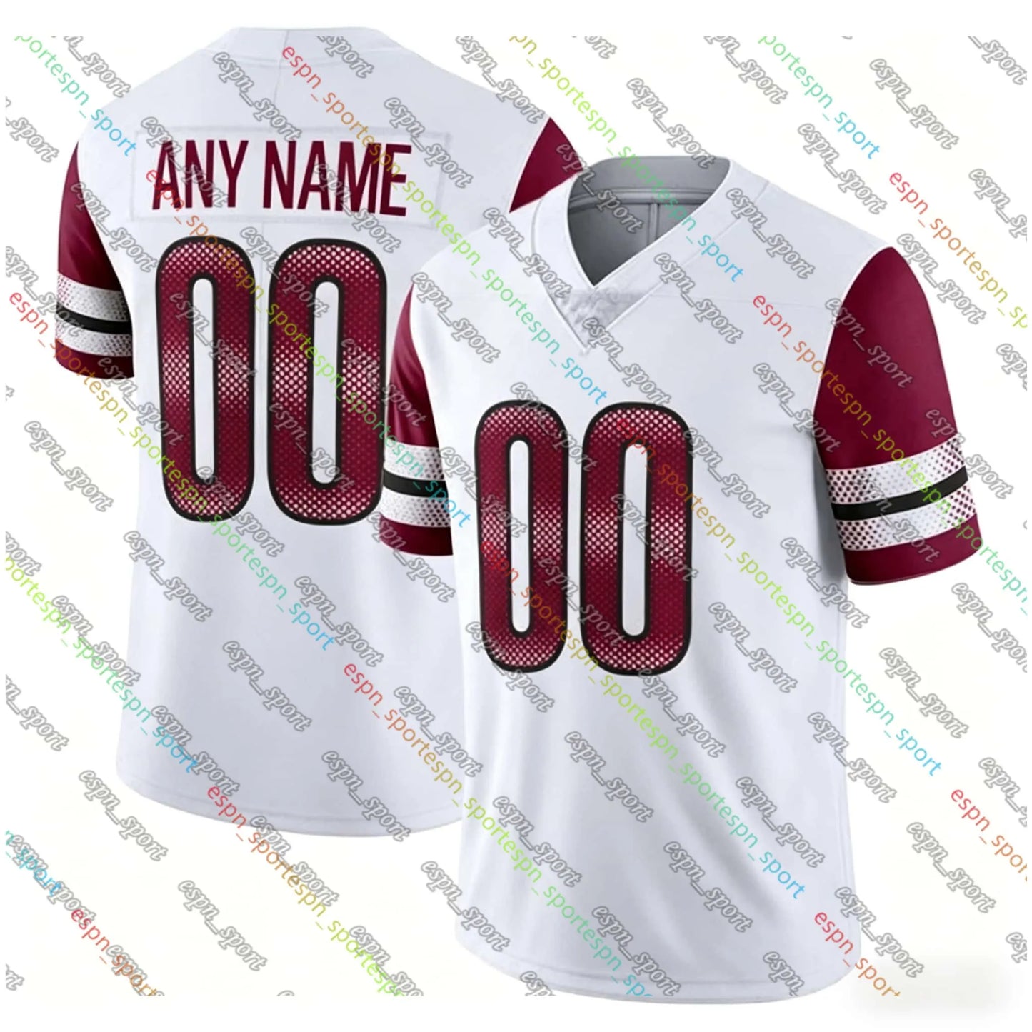 5 Jayden Daniels Terry McLaurin Football Jersey Jacory Croskey-Merritt Mike Sain - SitterJersey.com