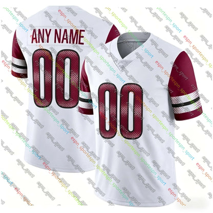 5 Jayden Daniels Terry McLaurin Football Jersey Jacory Croskey-Merritt Mike Sain - SitterJersey.com