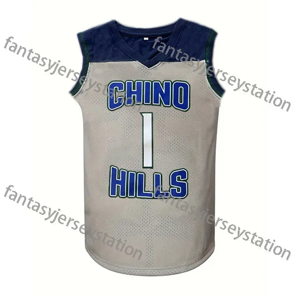 Men's Breathable Quick-Dry Polyester 1 BALL Basketball Jersey - Crew Neck Sports - SitterJersey.com