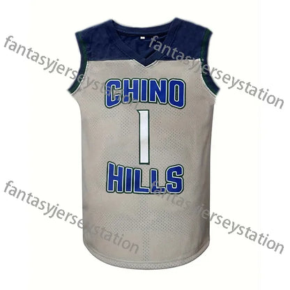 Men's Breathable Quick-Dry Polyester 1 BALL Basketball Jersey - Crew Neck Sports - SitterJersey.com