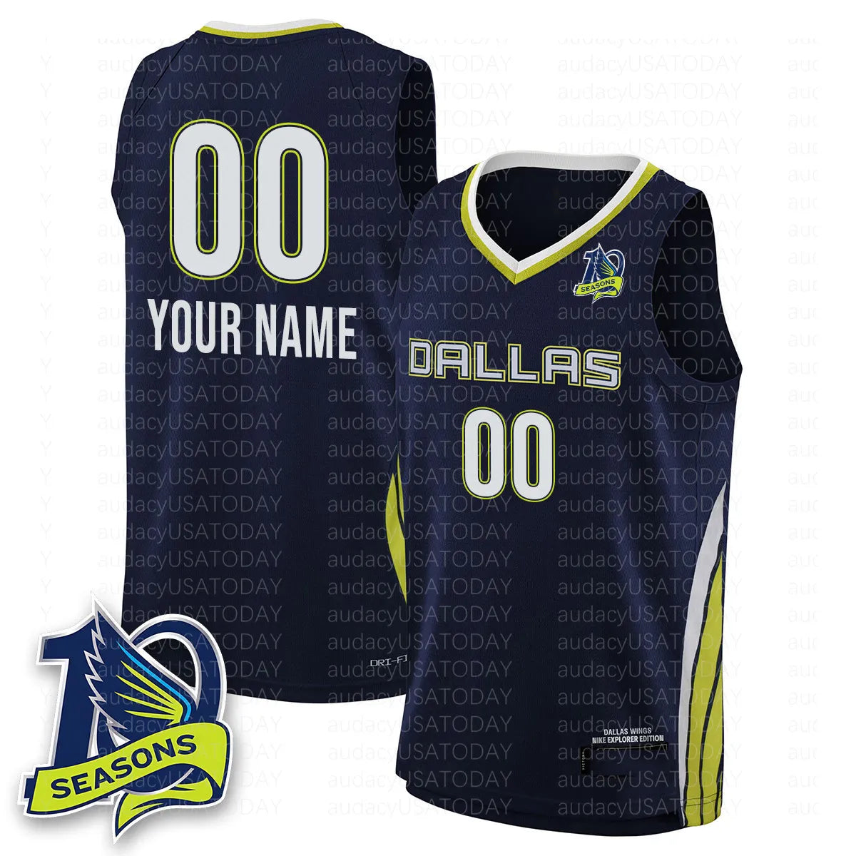 5 Paige Bueckers Wings 2025 2026 Rebel basketball Jerseys Dallas Azzi Fudd Arike - SitterJersey.com