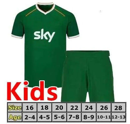 Ireland Soccer Jerseys Kit DOHERTY DUFFY St.Patrick's Day 2025 2026 Home Green W - SitterJersey.com