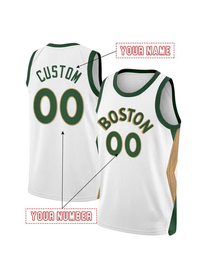 Personalized Custom Basketball Jersey Tatum Robinson George White Hauser Pritcha - SitterJersey.com