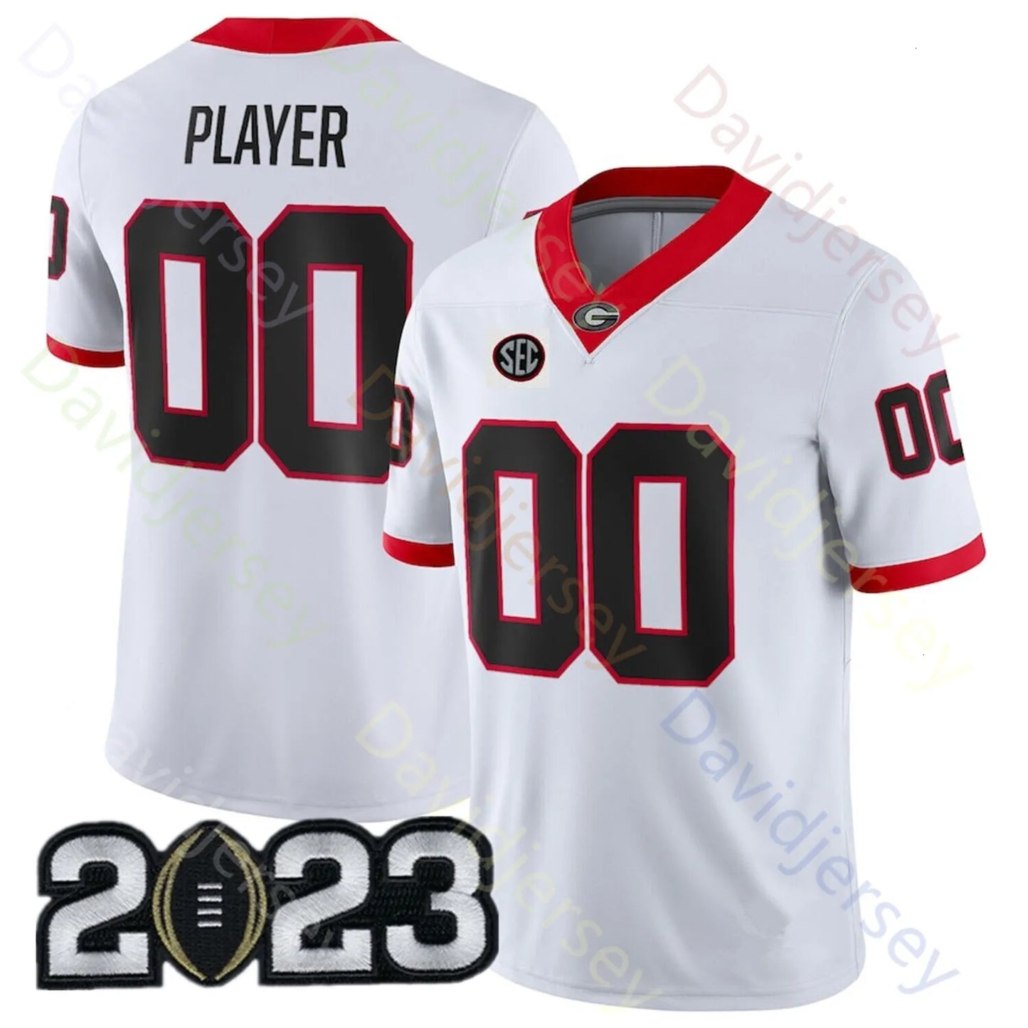 Georgia Bulldog Football Jersey College Gunner Stockton Zachariah Branch Kaiden  - SitterJersey.com