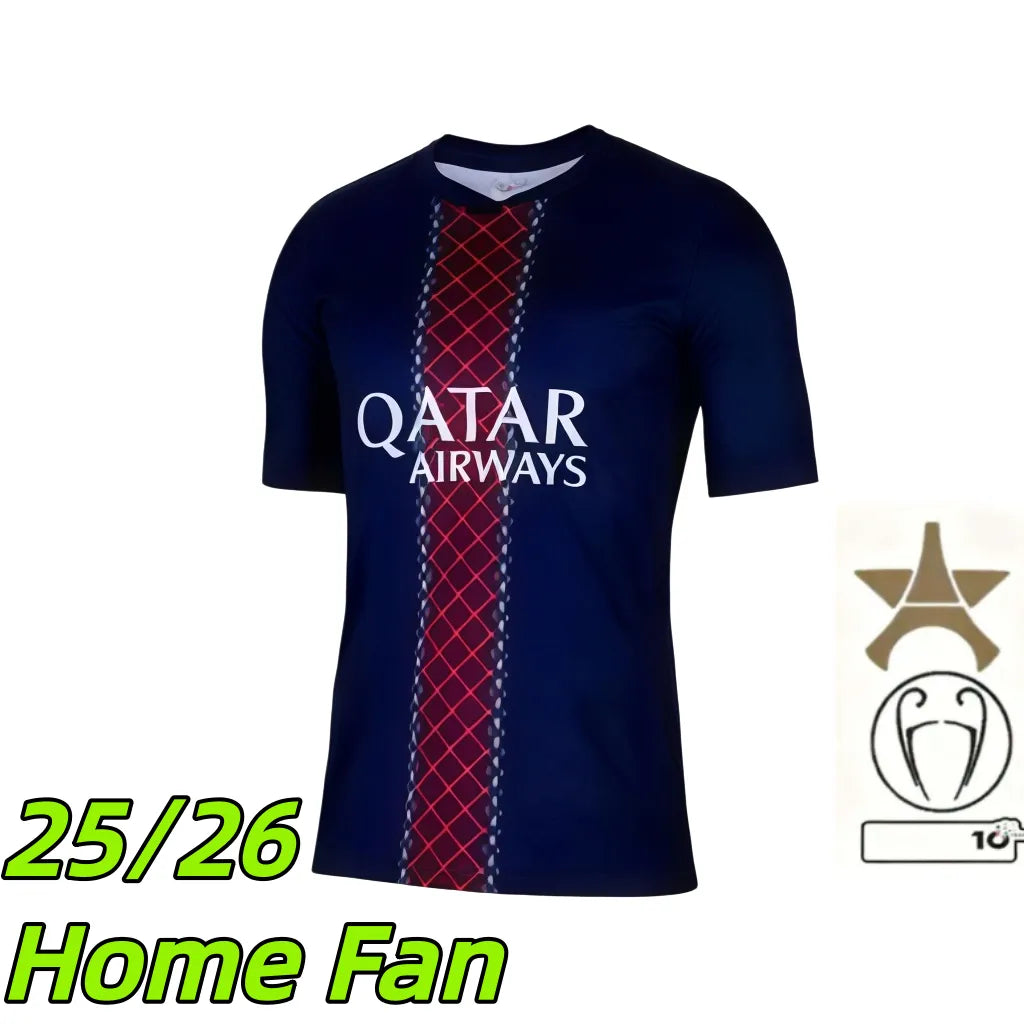 Psges jersey 26 27 maillot psges O.DEMBELE KVARATSKHELIA EMERY RAMOS HAKIMI N.ME - SitterJersey.com