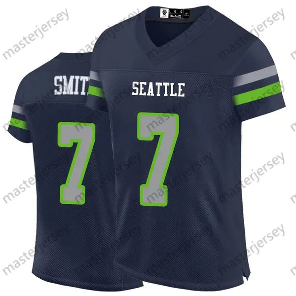 14 Metcalf Football Jerseys Lockett Walker III Smith-Njigba Custom All Stitched  - SitterJersey.com