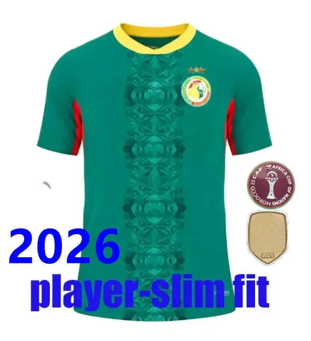 2 Star Senegal Soccer Jerseys 2025 2026 National Team SARR P.M.SARR N.JACKSON DI - SitterJersey.com