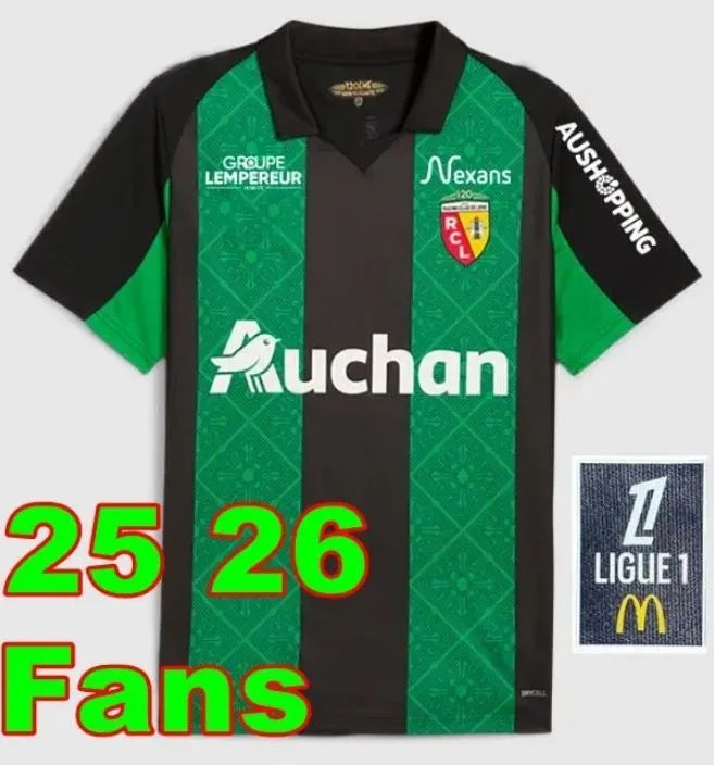 25 26 27 Home Away Maillot RC Lens Soccer Jerseys THIRD Saint-Barbe Special KAKU - SitterJersey.com