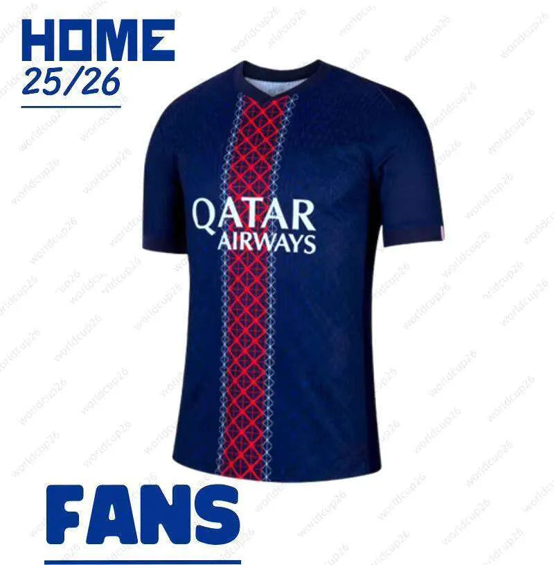 25/26 Season 1:1 Soccer Football Jersey Outdoor Sports Shirt Dembele Doue Kvarat - SitterJersey.com
