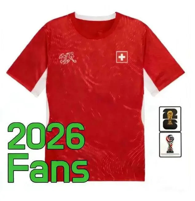 Switzerland Jersey 2026 World Cup National Team Soccer Jerseys 26 27 ELVEDI AKAN - SitterJersey.com