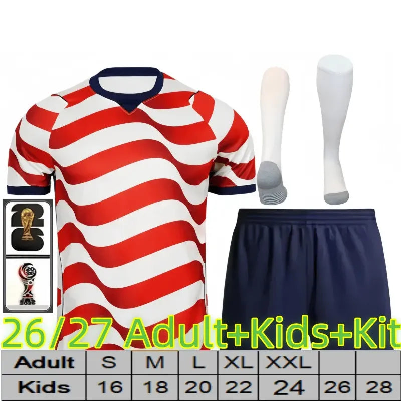 USA world cup 2026 soccer jerseys PULISIC REYNA fans players BALOGUN DEST ADAMS  - SitterJersey.com