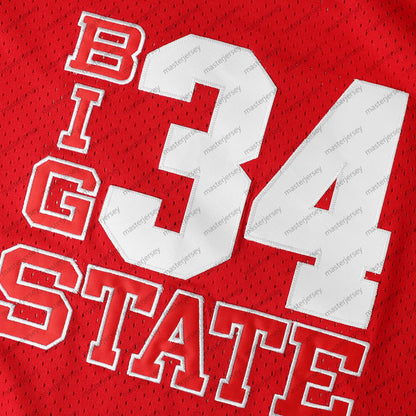 #34 SHUTTLESWORTH Men's Basketball Jersey Sweatshirt - Embroidered Movie Mesh Le - SitterJersey.com