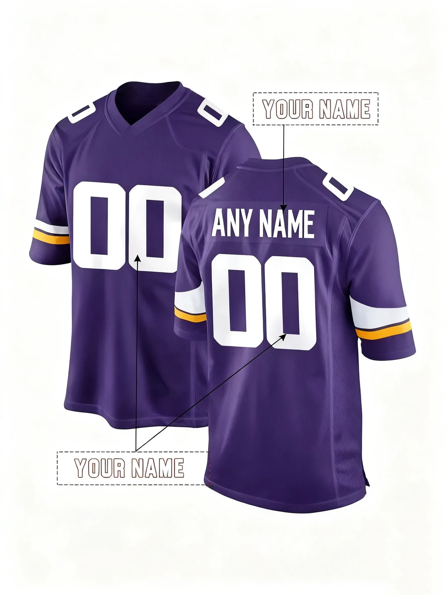 Mens/Youth Custom Football Jerseys 90 T.J. 2 Field Najee Russell George Joey Por - SitterJersey.com
