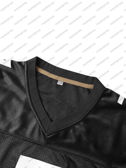 #7 Comfy V-Neck Football Jerseys Men Mesh Embroidery for Training and Competitio - SitterJersey.com