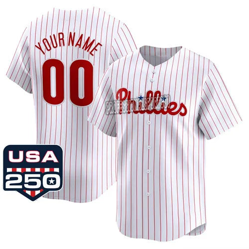 USA 250 Fourth of July philadelphie phillie jersey 3 Bryce Harper 10 Realmutos 7 - SitterJersey.com