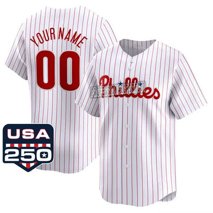 USA 250 Fourth of July philadelphie phillie jersey 3 Bryce Harper 10 Realmutos 7 - SitterJersey.com