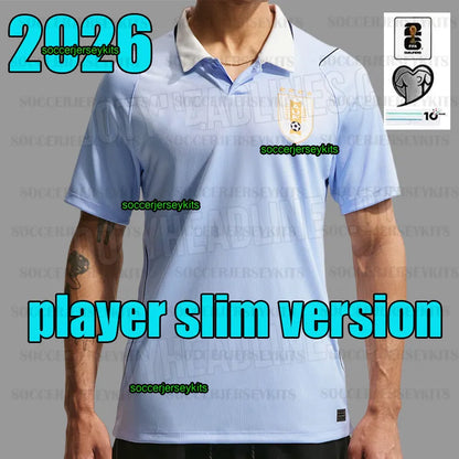 Uruguay jersey 2026 world cup football shirts player long sleeve 2025 national t - SitterJersey.com