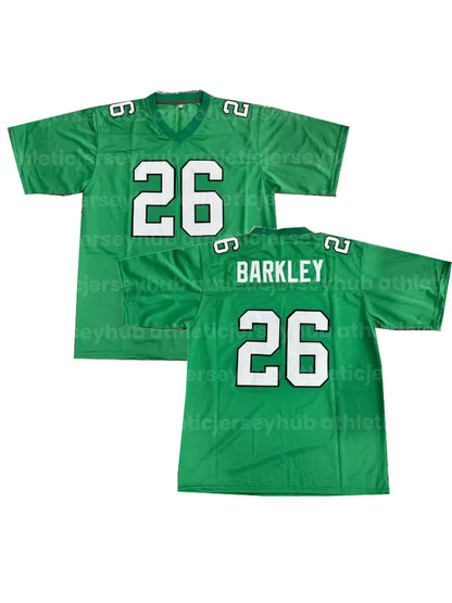 Men's 1 Black 26 62 Green America Football Jersey - Breathable, Short Sleeve, V- - SitterJersey.com