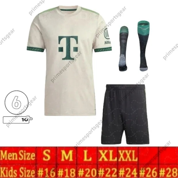25 26 27 KANE OLISE soccer jerseys Anniversary BAYERNS MUNICH SANE KIMMICH UPAME - SitterJersey.com