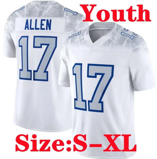 BuffaloS DJ Moore Billsjesrey Josh Allen Matt Milano Football Jersey Cook Dalton - SitterJersey.com