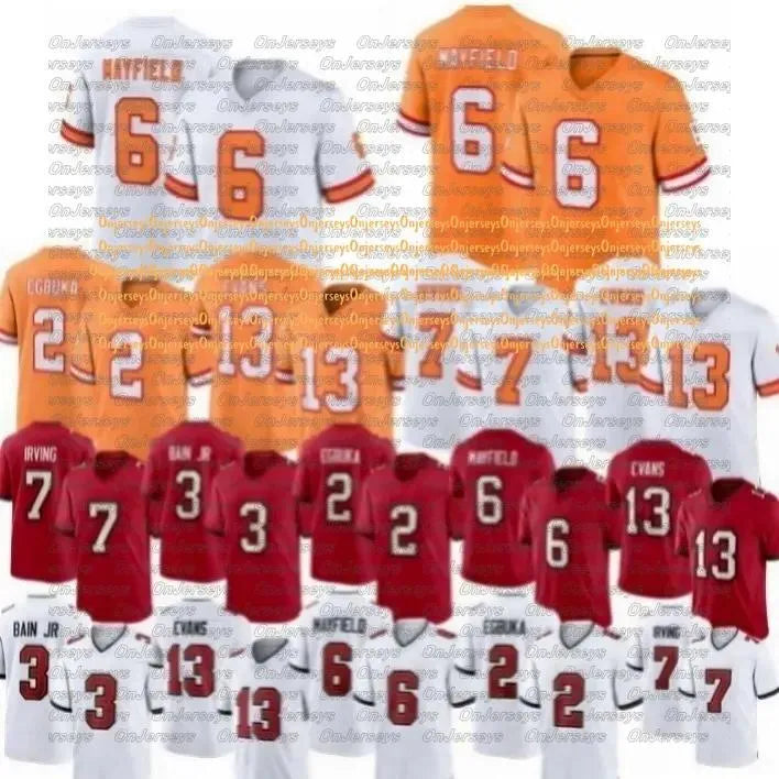 TampaBay BuccaneersS Jersey Bucky Irving Baker Mayfield Emeka Egbuka Rueben Bain - SitterJersey.com