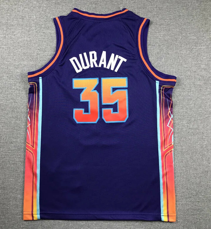 Kevinn Durant Devinn Booker Basketball Jerseys Men Youth Kids The Valley City Je - SitterJersey.com