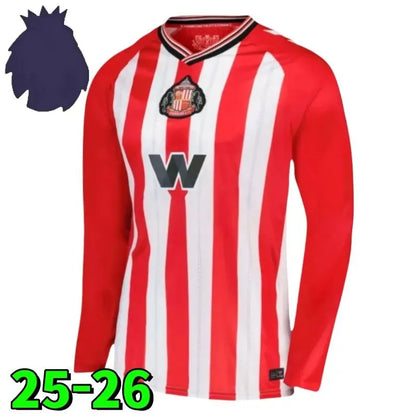 2026-27 sunderland Soccer JerseyS Home away third 25/26 RED BLACK KIDS s STEWART - SitterJersey.com