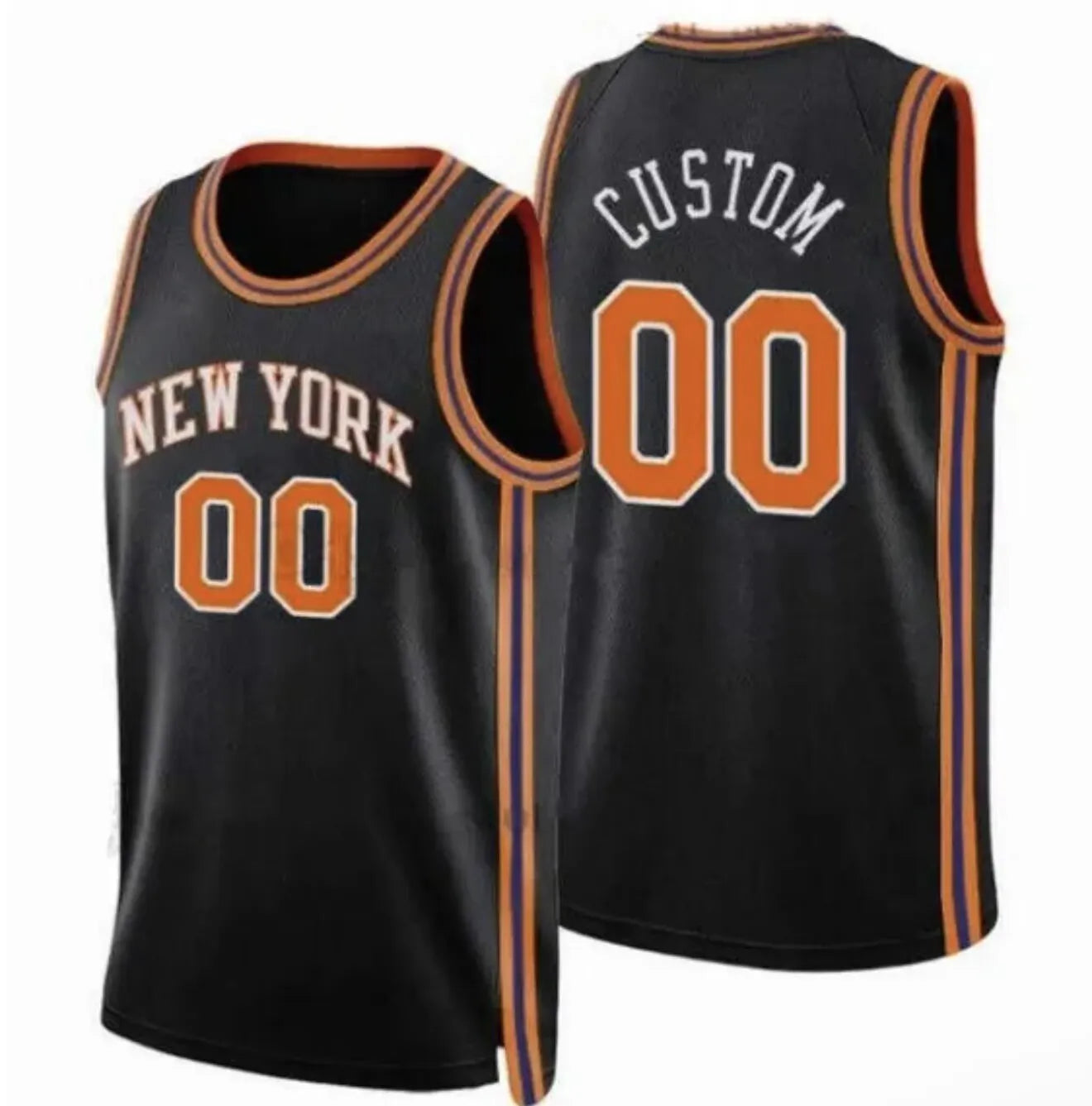 Custom Jalen Brunson Karl Anthony Towns Basketball Jerseys Josh Hart Mikal Bridg - SitterJersey.com
