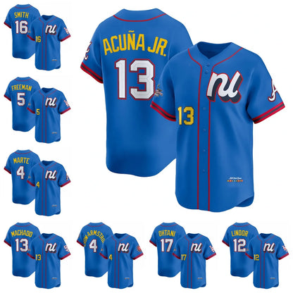 Cal Raleigh Mariners Randy Arozarena 2026 USA 250 Fourth OF July Steelheads Jers - SitterJersey.com