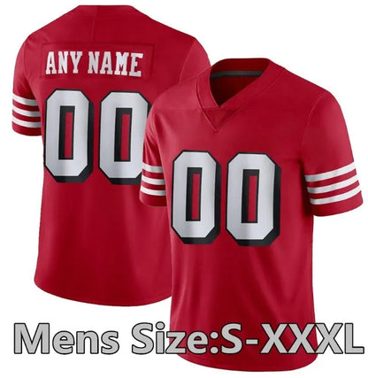 San Franciscocity 49erss Jesrey Mike Evans Christian McCaffrey Brock Purdy Footb - SitterJersey.com